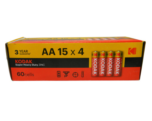Батарейки Kodak Super Heavy Duty AA R6P