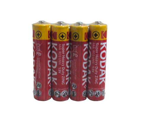 Батарейка сольова AAА Kodak R03 UM4 1.5 V, міні-пальчикова батарейка