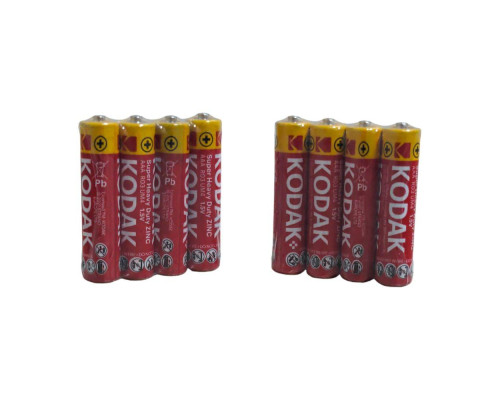 Батарейка сольова AAА Kodak R03 UM4 1.5 V, міні-пальчикова батарейка