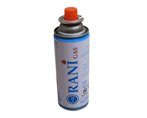 Портативний цанговий газовий балон Rani Gas  220 г