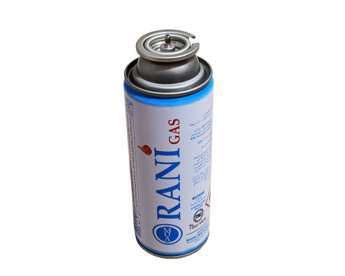 Портативний цанговий газовий балон Rani Gas  220 г