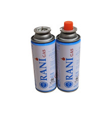 Портативний цанговий газовий балон Rani Gas  220 г