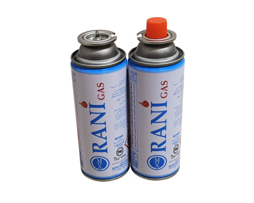 Портативний цанговий газовий балон Rani Gas  220 г