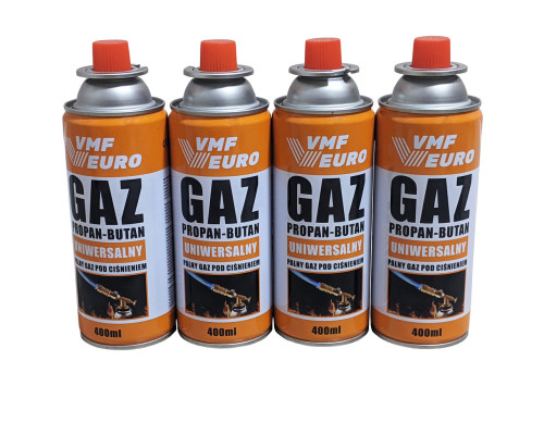Портативний цанговий газовий балон VMF Euro gaz  220 г