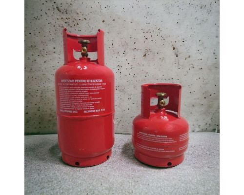 Побутовий газовий балон на 5 літрів Novogas, балон пропановий 5 л