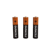 Лужна батарейка Duracell ААА LR03, якісна пальчикова батарейка