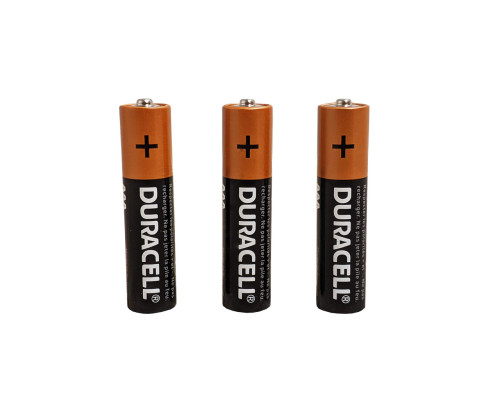 Лужна батарейка Duracell ААА LR03, якісна пальчикова батарейка