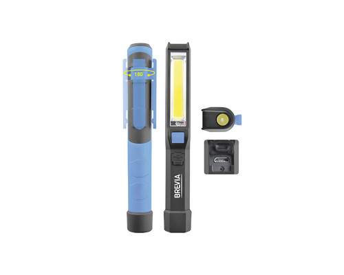Інспекційна лампа Brevia LED 150lm 900mAh microUSB, Ліхтар-лампа світлодіодний, Переносний світильник