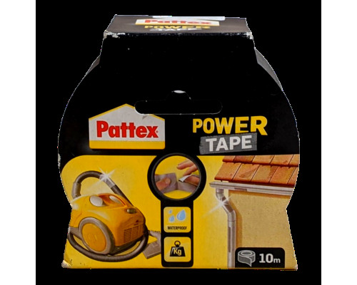 Армована клейка стрічка універсальна Pattex Power tape 10м, скотч армований господарський