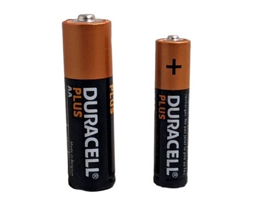 Лужні батарейки Duracell Plus ААА LR03 4 штуки в блістері, паковання потужних мізинчикових батарейок