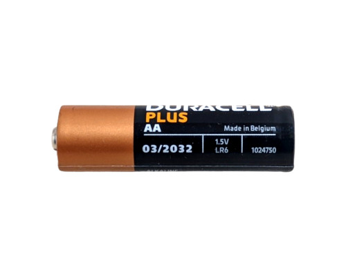 Лужні батарейки Duracell Plus АА LR6 4 штуки в блістері, паковання потужних пальчикових батарейок