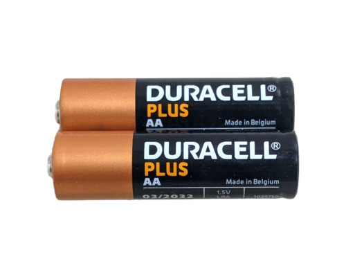 Лужні батарейки Duracell Plus АА LR6 4 штуки в блістері, паковання потужних пальчикових батарейок