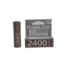 Акумулятор Rablex 18650 li-ion 2400 mah, літій-іонний акумулятор 18650