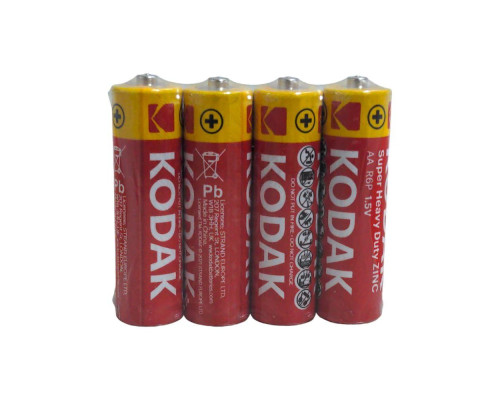 Батарейки сольові AA Kodak Super Heavy Duty AA R6P 60 штук/упаковка