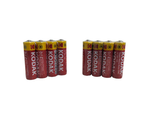 Батарейки сольові AA Kodak Super Heavy Duty AA R6P 60 штук/упаковка