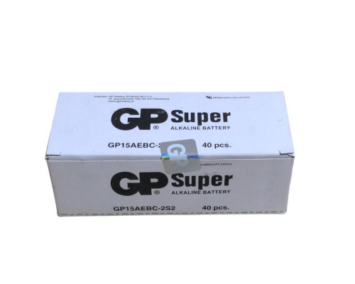Лучні батарейки Super Alkaline GP AA LR6 1.5 V 40 штук/упаковка