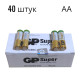 Лучні батарейки Super Alkaline GP AA LR6 1.5 V 40 штук/упаковка