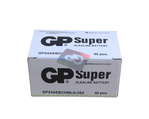 Лучні батарейки Super Alkaline GP AAА LR03 1.5 V 40 штук/упаковка