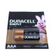 Лужні батарейки Duracell Simply ААА LR03 2 штуки в блістері, пара потужних мізинчикових батарейок