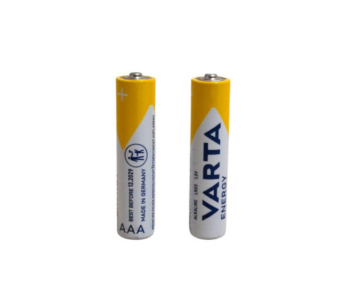 Лужні батарейки Varta ААА LR03 10 штук у блістері, упаковка надійних мізинчикових батарейок