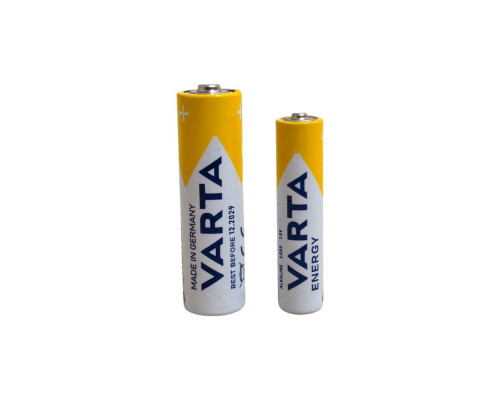 Лужні батарейки Varta АА LR6 10 штук у блістері, упаковка надійних пальчикових батарейок