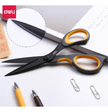 Універсальні канцелярські ножиці Deli 175мм для дому та офісу з нержавіючої сталі