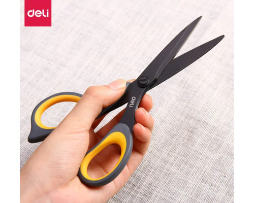 Універсальні канцелярські ножиці Deli 175мм для дому та офісу з нержавіючої сталі