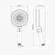 Універсальна лійка для душу Xiaomi з трьома режимами струменя Mijia Booster Hand Shower