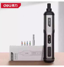 Електровикрутка DELI DL-DP04-1B2 з 3 режимами моменту (до 5 Нм), для дому та електроніки, з бітами Cr-V