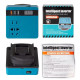 Інвертор 220V під акумулятор Makita 18-21V (перетворювач 120W, USB QC 3.0, дисплей)