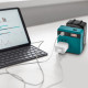Інвертор 220V під акумулятор Makita 18-21V (перетворювач 120W, USB QC 3.0, дисплей)