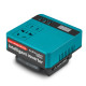 Інвертор 220V під акумулятор Makita 18-21V (перетворювач 120W, USB QC 3.0, дисплей)