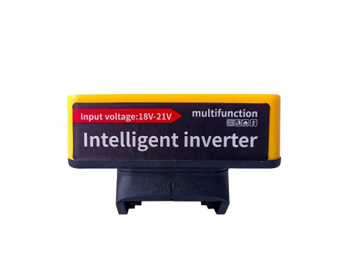 Інвертор 220V під акумулятор DeWalt 18-20V (перетворювач 120W, USB QC 3.0, дисплей)