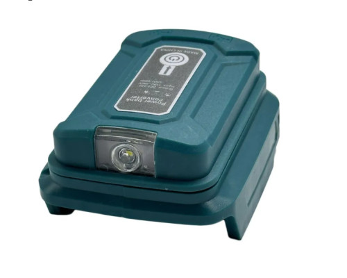 Адаптер акумулятора Makita 18V LXT в Power Bank з LED-ліхтарем (USB + Type-C, 5V/2A)