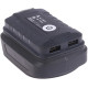 Адаптер акумулятора Makita 14.4V-18V в Power Bank з LED-ліхтарем (два порти USB, 5V/2A)