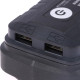 Адаптер акумулятора Makita 14.4V-18V в Power Bank з LED-ліхтарем (два порти USB, 5V/2A)