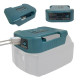 Адаптер-перехідник для Li-ion акумуляторів Makita 18V з портами USB та Type-C