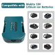 Адаптер-перехідник для Li-ion акумуляторів Makita 18V з портами USB та Type-C