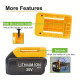 Адаптер-перехідник для Li-ion акумуляторів DeWalt 18V/20V з портами USB та Type-C