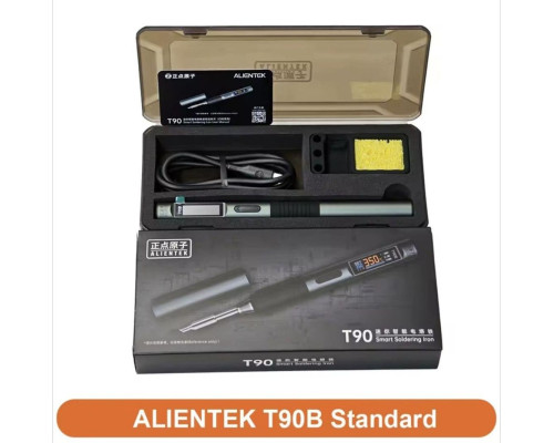 Розумний паяльник Alientek T90B із живленням Type-C і регулюванням температури 80–450°C